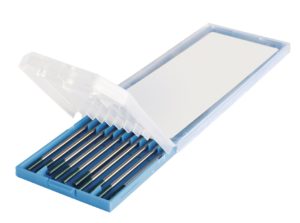 Tungsten/Lanthanum Oxide Electrodes